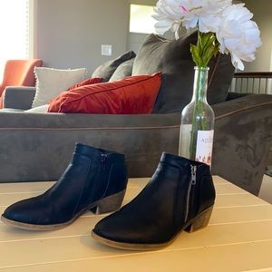 Black ankle boots!